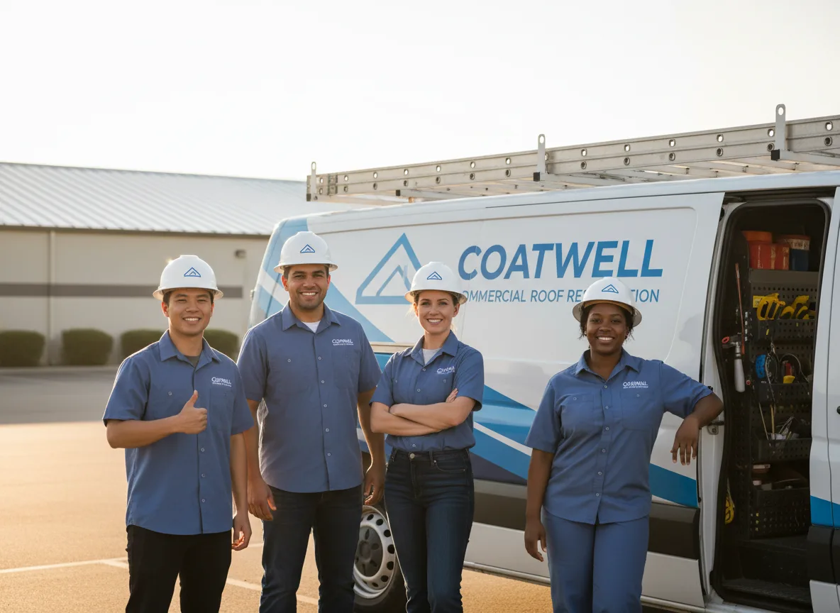 Commercial roof coating company in Placedo, TX